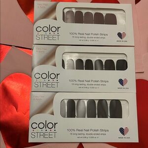 Color Street Elegant Nail Strips Trio
